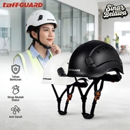 TaffGUARD Safety Project Helmet K3 Hard Hat ABS Vented Knob Strap Y ANSI EN397
