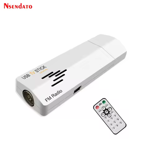 Digital USB 2.0 Analog TV Stick for Worldwide TV Tuner Receiver FM Radio with Remote Control for PC