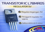 IC Regulator L78MR05 5V Original β Stabilizer Tegangan 5 Volt | JALS Elektronik ( 2 pcs )