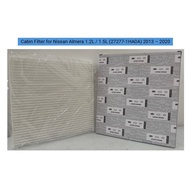 Cabin Filter for Nissan Almera 1.2L / 1.5L (27277-1HA0A) 2013 – 2020
