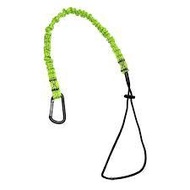 HOOK TO LOOP BUNGEE TOOLS TETHER WITH ALUMINIUM CARBINER 90CM