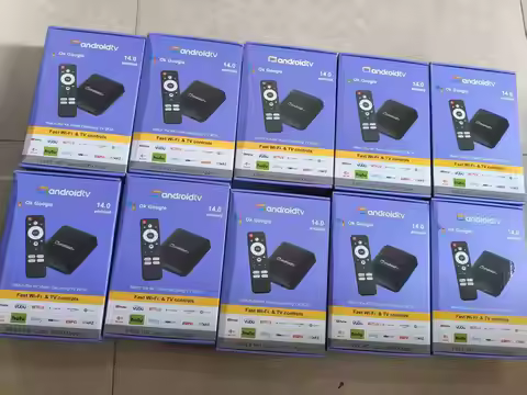 10PCS H96 MAX Amlogic S905L3 Androidtv 14.0 AI TV Box 100M LAN 4K 2.4G/5G Dual WiFi BT4.0 Set Top Bo