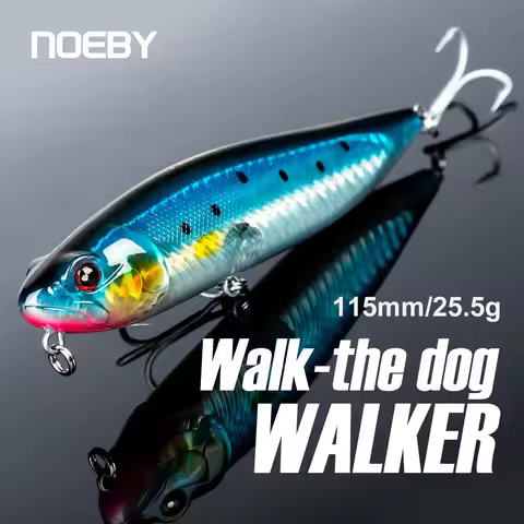 Noeby 115F 25.5g Topwater Pencil Dog Walker Fishing Lures Artificial Hard Bait For Pike Sea Bass Sal