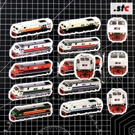 (12 Pcs) KAI Locomotive Stickers 1 Set | Railfans CC201 CC025 CC206 Collection Stickers Waterproof S