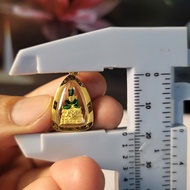 Mini Jade Buddha Pendant 1.5cm Gold Does Not Fade or Peel - Meaningful Luxurious Gift