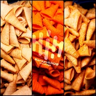 Keropok Cone (Cheese, BBq & Chicken)