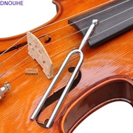 DNOUHE 440Hz Tuning Fork, A Tone 440 Hz Stainless Steel Guitar Tuner, Guitar Accessories Silver Tunn