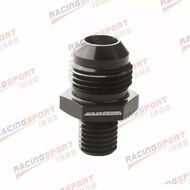 Straight Male 8AN AN8 AN-8 Flare To M12x1.5 Metric Fitting Adapter Black