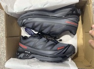 SALOMON薩洛蒙 x JJJJound XT-6 Low 戶外功能鞋 越野跑步鞋 烏木黑色 男女同款