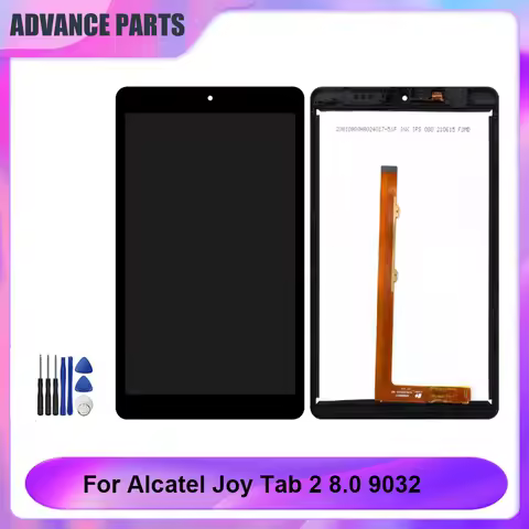 For Alcatel Joy Tab 2 8.0 9032 9032Z Kids LCD Display Digitizer Touch Screen Frame Replacement