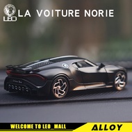 LEO 1:32 Bugatti LA V Oiture Noireเสียงและแสงฟังก์ชั่นประตูสามารถเปิดD Iecastล้อแม็กรถยนต์รุ่นของเล่นสำหรับเด็กของเล่นสำหรับเด็กรถสำหรับเด็กของเล่นเพื่อการศึกษาราคาถูก
