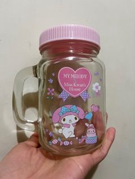 my melody有蓋玻璃杯
