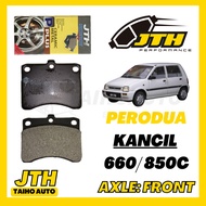 TAIHOAUTO JTH PERFORMANCE Front Brake Pad Perodua Kancil Brake Pad Kancil 660 Break Pad Depan Kancil