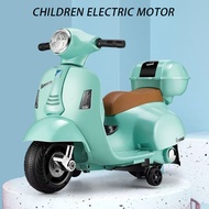 Control Mini Remote Electric Kids Vespa Bike Self Ride Ride-On Kid Scooter Birthday Gift -On