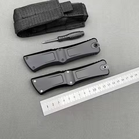 MiT New 2024 combat TD knife CNC Aviation Aluminum Tactical gear Surviva Outdoor Camping Defense Poc