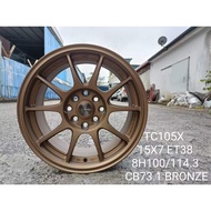 NEW RIM WEDSSPORT TC105X 15 INCHI