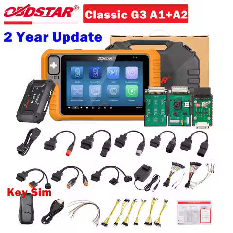 2 Year Update OBDSTAR X300 Classic G3 A1+A2 (KEY MASTER G3) Key Programmer and Key Sim 5 In 1 Key Si