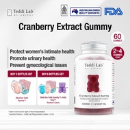 【Official】Unichi Cranberry Extract Teddi Lab Gummy  (60 Gummies) Protect women's intimate health， Pr