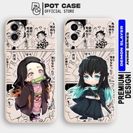 Case Muichiro Nezuko PO206 Xiaomi Redmi 7 8 9 10 10C 9A 9C 9T NOTE5A NOTE8 NOTE9 NOTE10 NOTE11 Softc