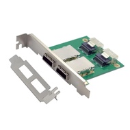 Chenyang Dual Ports Mini Sas Sff-8088 To Sas 36pin Sff-8087 Pcba Female Adapter