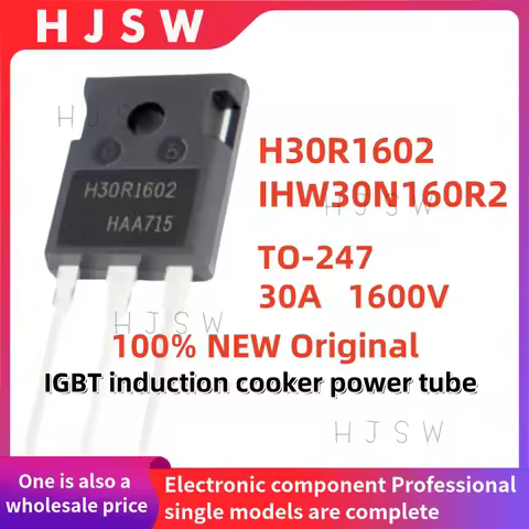 5/10/20PCS 100% Brand New Original and Quality H30R1602 30R1602 IHW30N160R2 TO-247 30A 1600V IGBT in