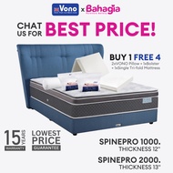 ✨ Free Install & Gift ✨ Vono SpinePro 1000/2000 - Queen or King ~ Tilam ~ Bedroom ~15 Years Warranty