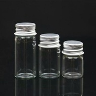 5PCs 5ml 6ml 7ml 15ml 25ml Empty Glass Bottles Empty Bottle Bottle Jars With Screw Lid