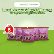 Lemonilo Brownies mini crispy pack contains 5 x 9gr amanda fudgy instant savira baked bella chocolat