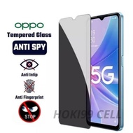 HITAM LAYAR Tempered Glass Anti Spy Oppo A77 2022 A77 4G A77 5G A77s A97 A58 2022 4G A58 5G A78 4G A