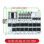 Li-ion LMO Ternary Pin Lithium Bảo Vệ PCB 3S/4S/5S BMS 12V 16.8V 21V 3.7V 100A Cân Bằng Sạc Bảng Mạc