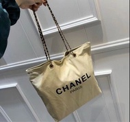 Chanel專櫃 Vip 贈品 沙灘帆布包