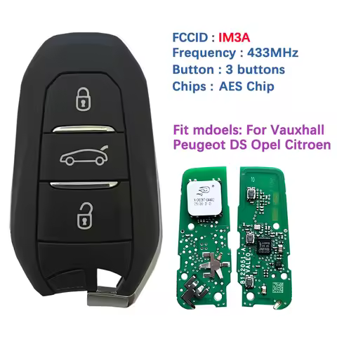 CN009056 Original Smart Key For Citroen P-eugeot For DS O-pel V-auxhall Remote IM3A HITAG AES NCF29A