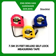 7.5M 25 FEET DELUXE SELF LOCK MEASURING TAPE