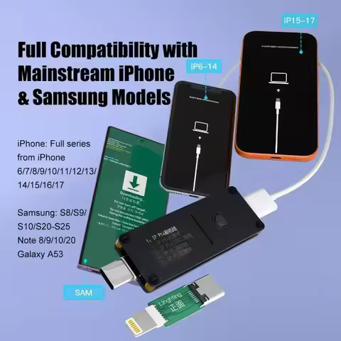 7-in-1 Multi-Model Universal Repair Cable Supported Model for IPhone 6-17PM for Samsung S8-S10/S20-S