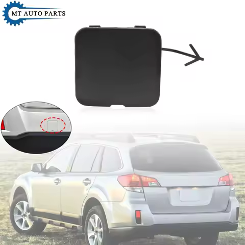 MTAP Rear Bumper Towing Hauling Hook Eye Cover Garnish Cap Unpainted For Subaru Outback BR 2010 2011
