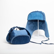 【STARDU】藍染拼色雷鋒帽