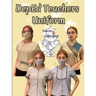 DepEd Teachers Female Uniform Ready To Wear RTW (Monday)