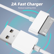 USB Charger Cable for iPhone 4 4s iPod Nano iPad 2 3 30-Pin Data USB Charging Cable