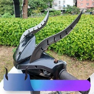 (time) 2Pcs Personalized Universal Car 3D Dragon Horn Roof Decoration Creative & Cool Car Exterior A