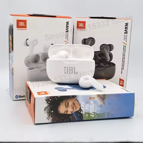 JBL WAVE 200TWS Wireless Earbuds True Headset JBL W200 TWS Bluetooth 5.0 Earphones Sports Headphones