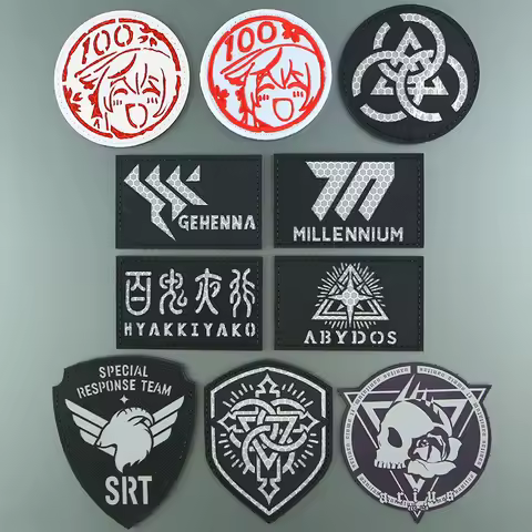 Azur Archives Reflective Patch Tactical Badge Millennial Gheina Abydos SRT Special School Park Arius