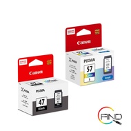 CANON PG-47 BLACK (15ml) + CL-57S COLOR (8ml) CARTRIDGE for E410/E470/E480/E4270/E3170/E3370/E4570 P