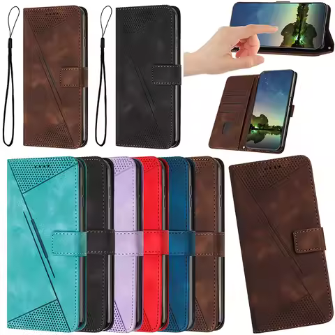 Fashion Leather Flip Case for Samsung Galaxy J6+ J4+ J6 2018 J7 J5 J3 2016 2017 J2 Wallet Stand with