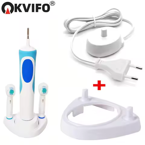 KVIFO Charger Base Fit for Oral B Electric Toothbrush iO Series 3 4 5 6 1000/3000/5000/7000 Waterpro