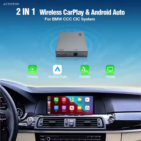 AUTOTOP Wireless Carplay Smart Copilot Auto Module for BMW X5 E70 X6 E71 5 Series E60 E61 E62 E63 E6