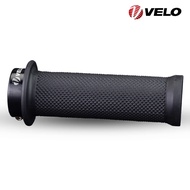 1 Pair VELO Bicycle Bike Grips Cover 118mm Non-slip Kraton Rubber Bike Grips Cover Road Mountain Bic