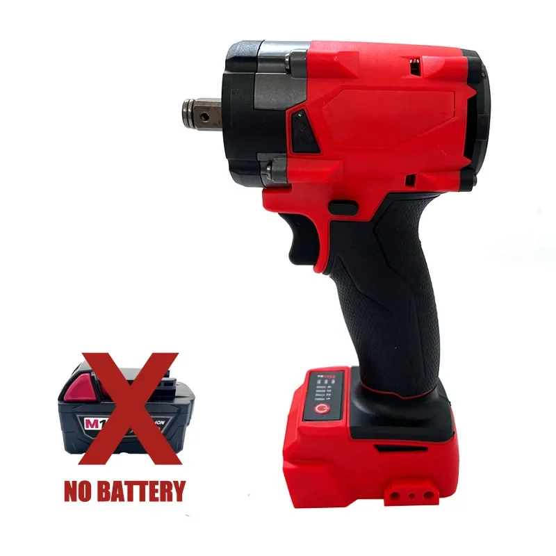 For Milwaukee Brushless Cordless 1/2 Electric Wrench Impact Drill Rechargeable 18V Battery Car Truck