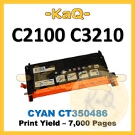 FUJI XEROX C2100 CYAN CT350486 C 2100 3210 C3210DX C3210 Compatible Toner BCMY CT350485 CT350487 CT3