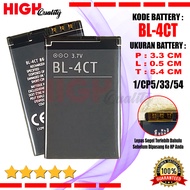 Baterai Battery HighQuality For Nokia BL-4CT BL4CT BL 4CT 5310 6600 Fold 6700 Slide