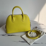 Hermes黃粉拼色Bolide25